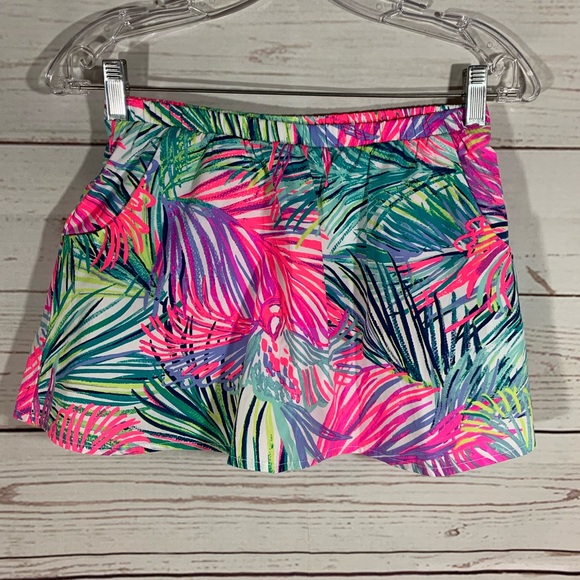 NWT Lilly Pulitzer Sam Skort in Scarlet Macaw - Picture 2 of 8
